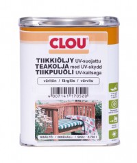 Clou Teaköljy 750ml