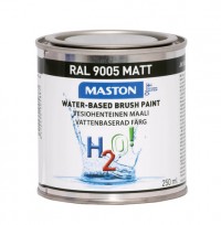 Maali H2O! RAL9005 Matt - Syvänmusta matta 250ml