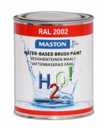 Maali H2O! RAL2002 Verenpunainen 1l