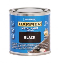 Maali Hammer Sileä musta 250ml