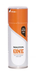 Spraypaint ONE - Satin Orange RAL2004 400ml
