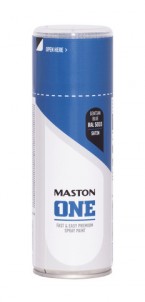 Spraypaint ONE - Satin Gentian Blue RAL5010 400ml