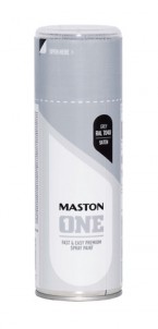 Spraypaint ONE - Satin Grey RAL7040 400ml