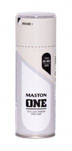 Spraypaint ONE - Satin Cream RAL9001 400ml