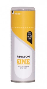 Spraypaint ONE - Satin Traffic Yellow RAL1023 400ml