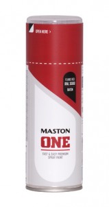 Maston ONE - Полуматовый Огненно-красный RAL3000 400ml