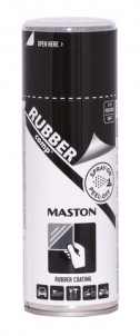 Kumimaalispray RUBBERcomp Matta musta 400ml