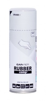 Spray Car-Rep RUBBERcomp White semigloss 400ml