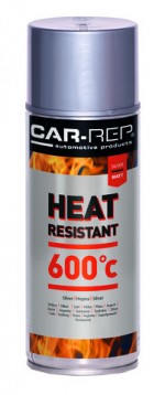 Spraypaint Car-Rep Heatresistant Silver 600C 400ml