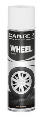 Spraypaint Car-Rep Wheel White Acryl 500ml