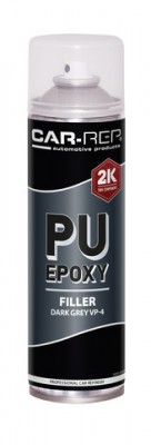 Spraypaint Car-Rep 2K EPOXY Filler Dark Grey VP-4 500ml