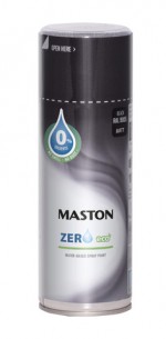 Spraymaali Zero Matta musta RAL9005 400ml