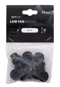 Car-Rep Nozzle Set 10 pcs Wide Fan Low 100mm (black-yellow)