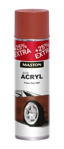 Spraymaali AutoACRYL Pohjamaali punaruskea 500ml