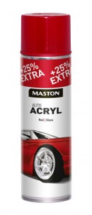 Spraymaali AutoACRYL Punainen 500ml