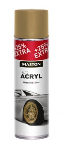 Spraymaali AutoACRYL Vannekulta 500ml