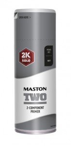 Spraymaali Maston 2K Two Pohjamaali Harmaa 400ml