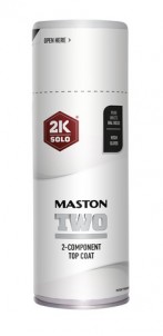 Spraymaali Maston 2K Two Puhtaanvalkoinen RAL9010 400ml