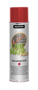 Spraymaali Linemark Traffic punainen 585ml
