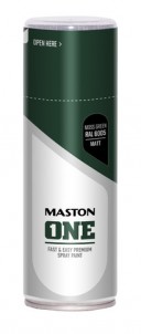 Spraypaint ONE - Matt Moss Green RAL6005 400ml