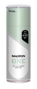 Spraypaint ONE - Matt Pastel Green RAL6019 400ml