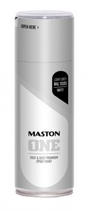 Spraypaint ONE - Matt Light Grey RAL7035 400ml