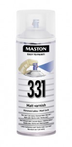 Spraymaali 100 - Himmeä lakka 331 400ml