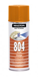 Spraypaint 100 Orange 804 400ml RAL2004