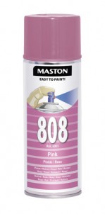 Spraymaali 100 - Pink 808 400ml RAL4003
