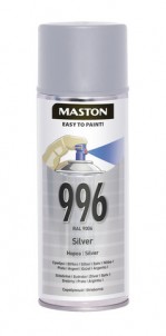 Spraypaint 100 Silver 996 400ml RAL9006