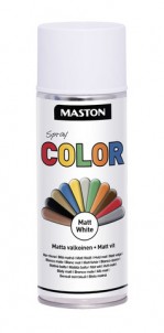 Spraymaali Color Mattavalkoinen 400ml