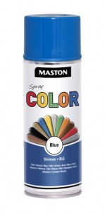 Spraypaint Color Blue Gloss 400ml