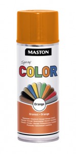 Spraypaint Color Orange Gloss 400ml
