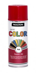 Spraypaint Color Red Gloss 400ml