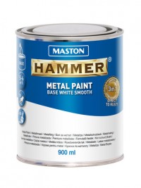 Sävytyspohja Hammer sileä Valkoinen 0,9L