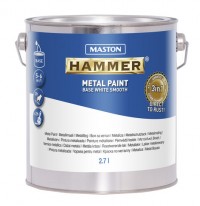 Sävytyspohja Hammer sileä Valkoinen 2,7l